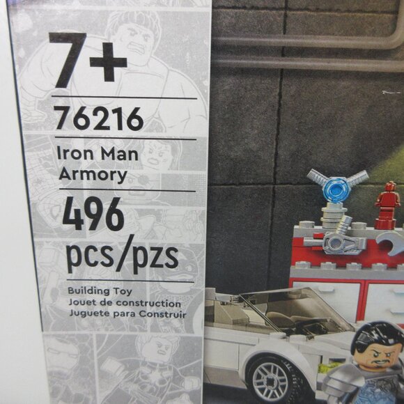 LEGO 76216 Infinity SAGA Super Heroes Iron Man Armory 496 pcs Ages 7+ New - Picture 4 of 15